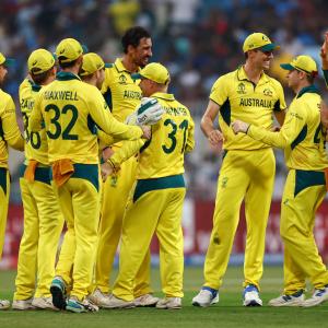 World Cup PIX: Shamsi pockets two; Aus still on course