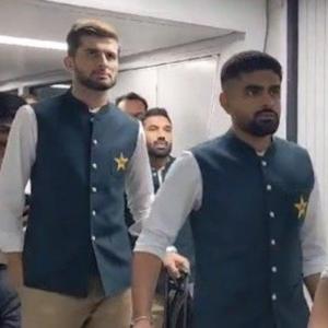 Pakistan team touches down in India after seven years