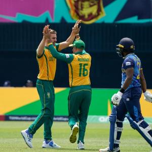 T20 WC: Nortje's 4/7 powers SA to easy win over SL