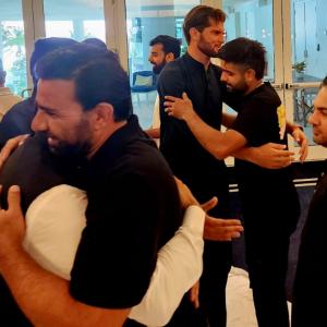 SEE: Babar, Shaheen Hug For Eid