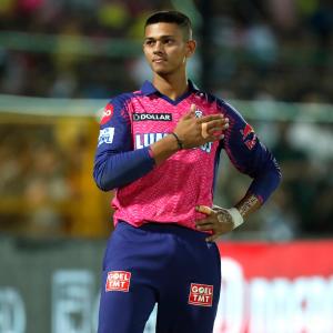 Jaiswal continues 'love story' with sixes!