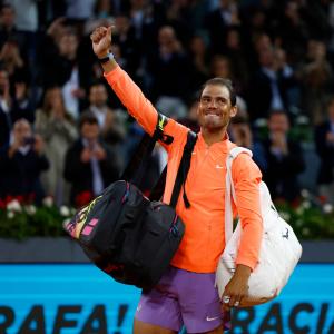 PIX: Nadal bids adieu to Madrid after defeat by Lehecka