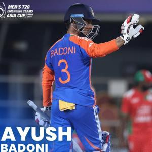 Badoni brilliance powers India A to victory