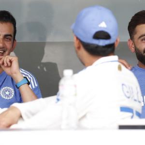 What Are Kohli, Gambhir Grinning About?