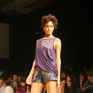 Rohit Verma models gown for Krishna Mehta!
