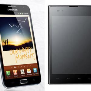 Smartphone war: LG Optimus Vu vs Samsung Galaxy Note