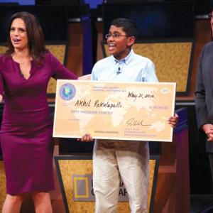 The world at his fingertips: Meet the Geographic Bee champ