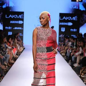 The first Nigerian model at Lakme Fashion Week