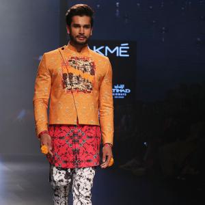 Mr World Rohit Khandelwal debuts at LFW