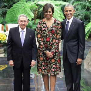 Michelle's Kashmir connection in Cuba