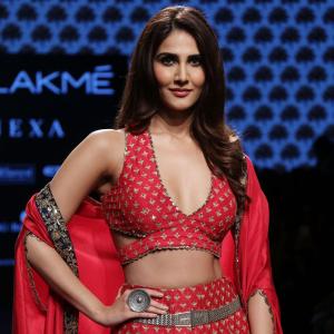 Vaani Kapoor is a blushing bride in red