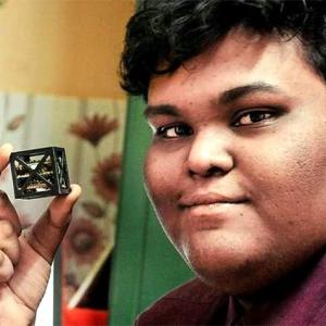 Rifath Shaarook, the boy who built the world's lightest satellite