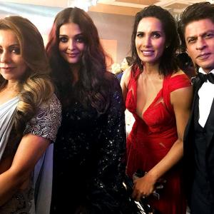 When Shah Rukh Khan partied with Ash and Padma Lakshmi