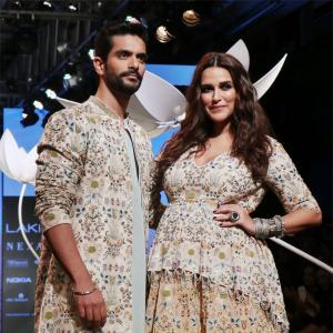 Neha Dhupia: Can't wait to see Angad change diapers