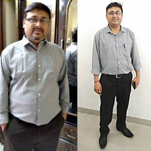 Fat to Fit: He lost 25 kg in six months