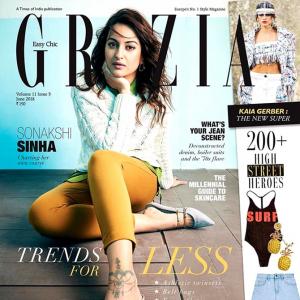 Sonakshi Sinha shows off her sporty side