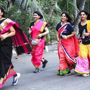 When Milind Soman inspired women to run in a sari