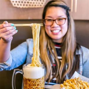 Noodle lovers! Would you dare to have beer ramen?