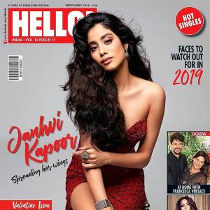 Red hot! Janhvi Kapoor gets flirty in a strapless dress