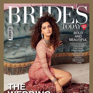 Stunner! Sonam rocks curly hair and plunging neck