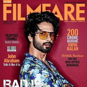 Shahid is all things cool on Filmfare's cover