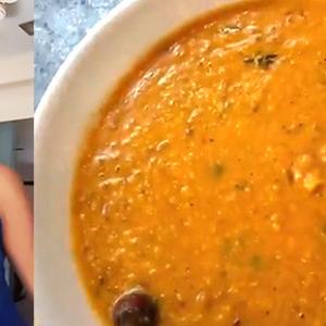 SEE: Supermodel Candice makes dal fry at home