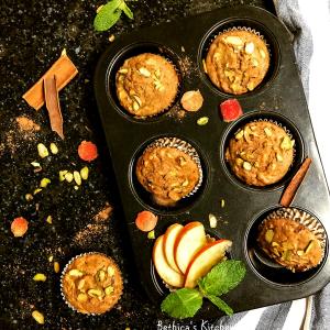 X'mas Recipe: How to make Eggless Apple Muffins