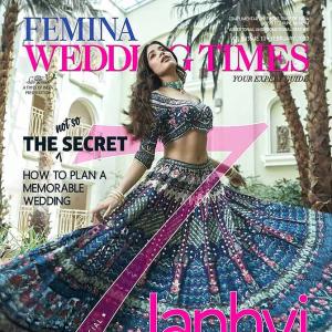 Janhvi Kapoor shows off sculpted abs in bridal look