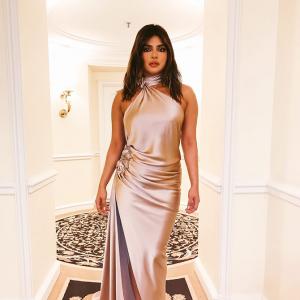 Priyanka is a diva in this high-slit gown