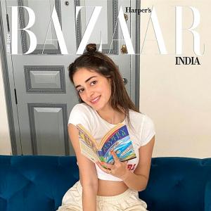 Tube top, bralette: How Ananya styled herself at home