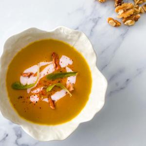 Recipe: Chef Saby's Nutty Pumpkin Soup