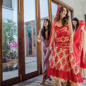 Designers Behind Shibani's Wedding Looks