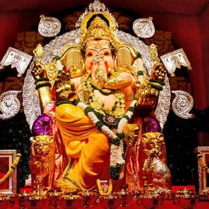 Ganesh Installed In Richest Mumbai Mandal