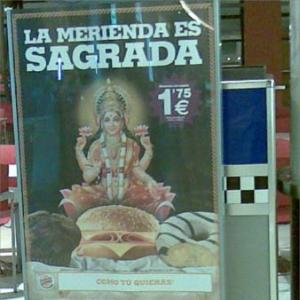 Burger King ad offends Hindus