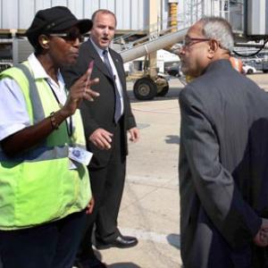 Image: Pranab in US to attend CEOs' Forum