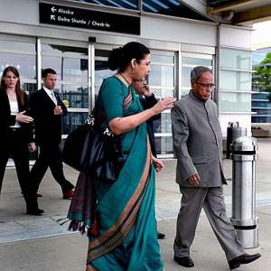 Pranab arrives in US for India-US economic talks