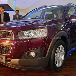 IMAGES: The all new Chevrolet Captiva at Rs 18.74 lakh