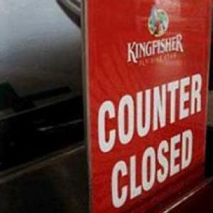 Kingfisher Airlines stock hits lower circuit; down 5%