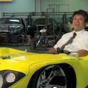 Mirai - the world's lowest roadworthy car - video