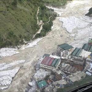 Flash floods affects Indravati hydro power station