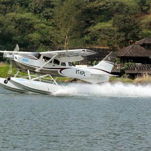 Sea-plane lands in Nashik successfully