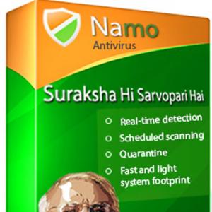 Now, an antivirus product called Namo!