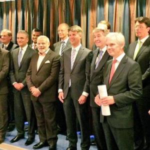 Modi in Hannover; meets German CEOs