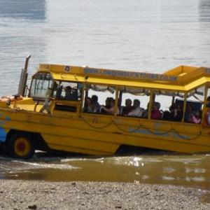 Dual-mode tourist buses: Go Goa, the amphibian way