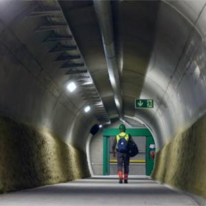 Amazing photos of the world's longest train tunnel