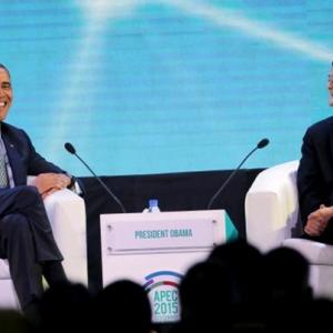 Shunning protocol, Obama interviews billionaire Jack Ma