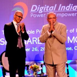 Microsoft to offer low-cost broadband in 5 lakh villages: Nadella