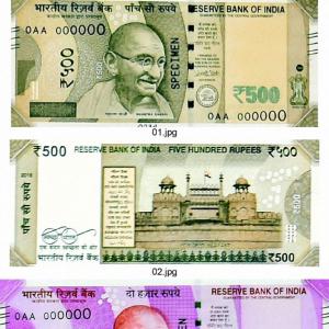 Check out the new Rs 500, 2,000 notes!