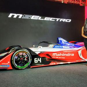 Here comes M5 Electro, the electric race car from Mahindra