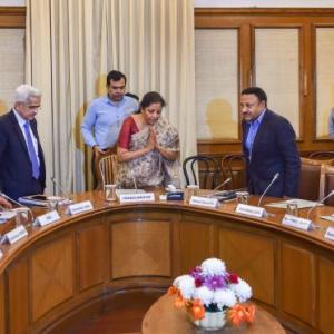 Sitharaman reviews state of economy with regulators